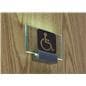 LED Office Door Sign with Green Edging