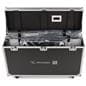 Digital advertising display breaks down into 3 pieces in order to be stored within the case