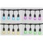 S14 string lights with color changing LEDs