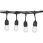 S14 string lights with impact-resistant polycarbonate bulbs