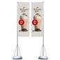advertising flag banners with double sided graphics 