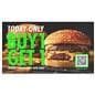 3x3 video wall showcasing an advertisement graphic of a restaurants meal deal