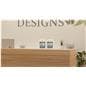 Table brochure holder for reception areas