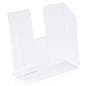  Counter brochure holder made with clear recycled acrylic for visibility