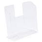 Acrylic magazine holder with clear design