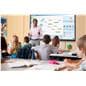 Smart interactive whiteboard being used in a classroom lecture setting