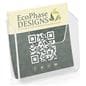 Acrylic brochure holder for 4" wide literature