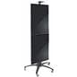 Dual TV Stand With Power Distribution, Supports Portrait or Landscape View