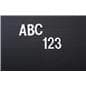 1.5" Helvetica Letter Set
