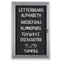 Letter board with aluminum framing