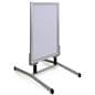 Portable Sign Board with Changeable Letters with Black Letters