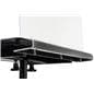 Acrylic sneeze guard attachment with 0.75” Fold for Tables