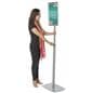 Silver 11 x 17 Poster Frame Pedestal Easily Adjusts