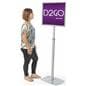 Silver 18 x 24 Poster Frame Pedestal Helps Create Brand Awareness
