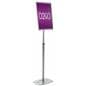 Silver 18 x 24 Poster Frame Pedestal with Weighted Base