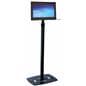 Universal Floor Stand Mounts Multiple Media Devices