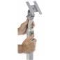 Universal Floor Stand is Height Adjustable