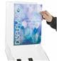 Black Magazine Tray Stand for Lobbies