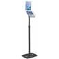 Black Magazine Tray Stand is Height Adjustable
