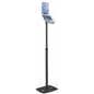 Black Magazine Tray Stand for Trade Expos