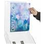 Side Loading Silver Magazine Tray Stand 