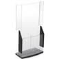 Acrylic Convex Sign Holder & Brochure Display
