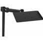 Black Teleconferencing TV Stand with Rotating Camera Tray