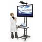 Black Teleconferencing TV Stand is Great for Offices