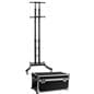 Black Portable TV Stand with Case