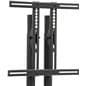 Black Portable TV Rack Includes Travel Case