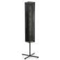 Black Pegboard Display Rack- Rotating