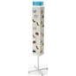 White Pegboard Display Rack- Magnetic