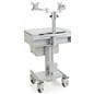 Rolling Medical Computer Trolley 