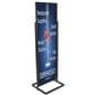 Top Loading Black 22" x 69" Poster Stand