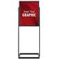 Poster stand for custom graphics