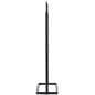 Poster stand with slim profile