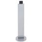 Magnetic tablet kiosk stand with attachment plates