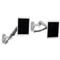 Articulating arm tablet mount with anti-theft system