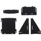 Flat Pack Magazine Holder with Interlocking Panels