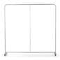 Large custom tension fabric backdrop with aluminum frame 