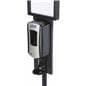 Black Floor Standing Purell Dispenser with Touch-Free Design