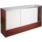 Showcases: Are 6' Long Cherry Melamine Display Counter