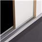 Black Melamine Showcase Includes Base Cabinet For Additional Storage