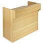Cash Register Stand: 48"W Ledgetop Design - Maple Melamine