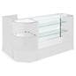 White Corner Display Case