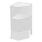 White Corner Display Case