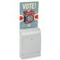 Silver Wall Mount Document Box with Lockable Door
