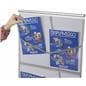 Pop Up Magazine Display has Clear Plastic Compartments