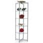 5 Level Glass Tower Shelves