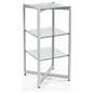 Retail Tiered Glass Shelving Display